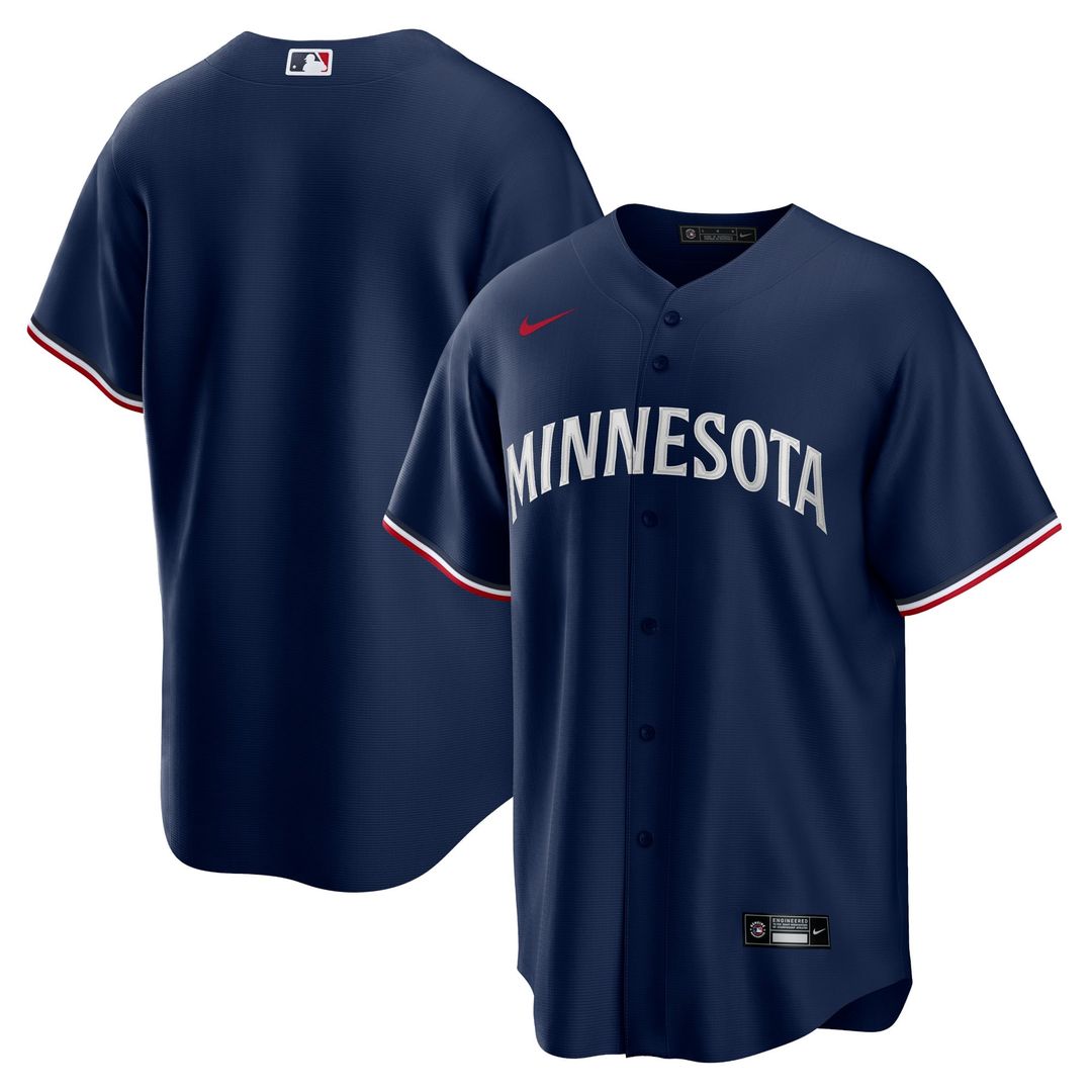 Minnesota Twins Road Replica Team Jersey (Gray)