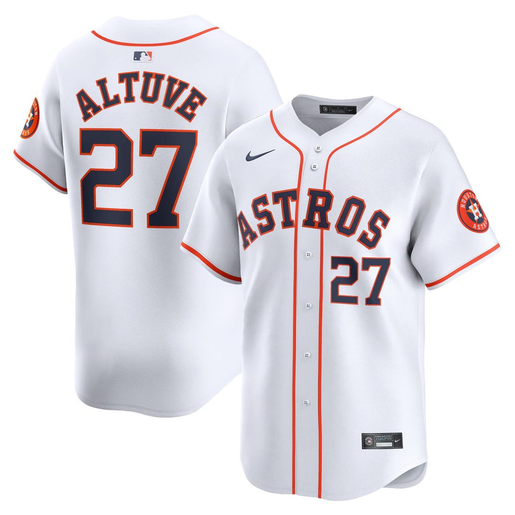 Houston Astros Jose Altuve Home Limited Jersey (White)