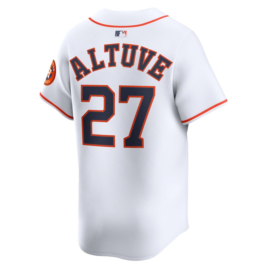 Houston Astros Jose Altuve Home Limited Jersey (White)