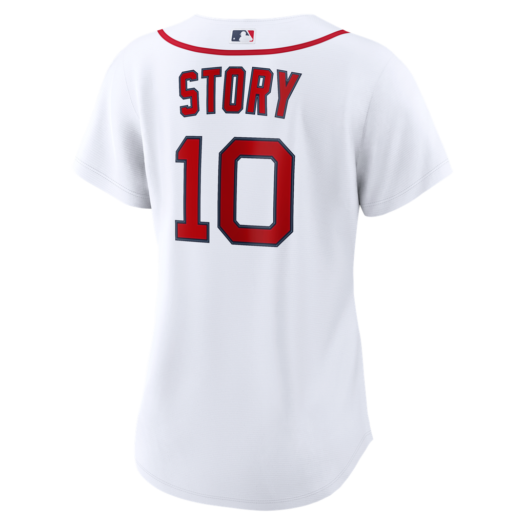 Boston Red Sox Trevor Story Women's Home Replica Jersey (White)
