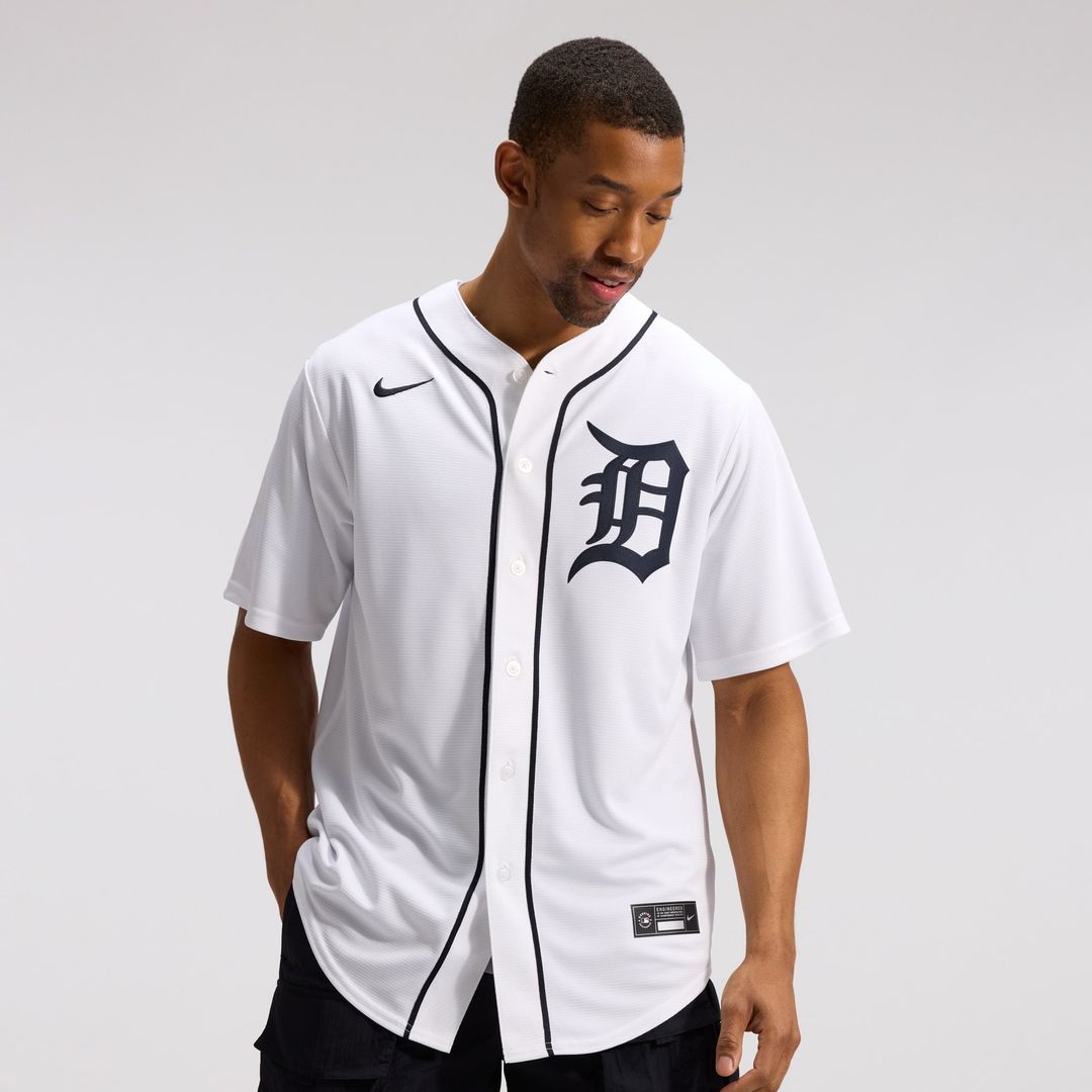 Detroit Tigers Home Replica Jersey (White)