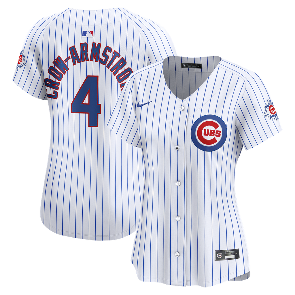 Chicago Cubs Pete Crow - Armstrong Women's 150th Anniversary Limited Jersey (White)