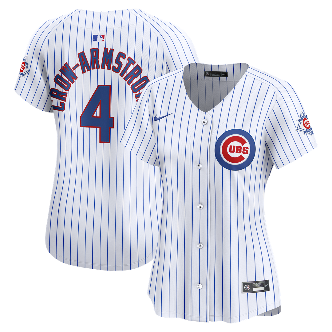 Chicago Cubs Pete Crow - Armstrong Women's 150th Anniversary Limited Jersey (White)