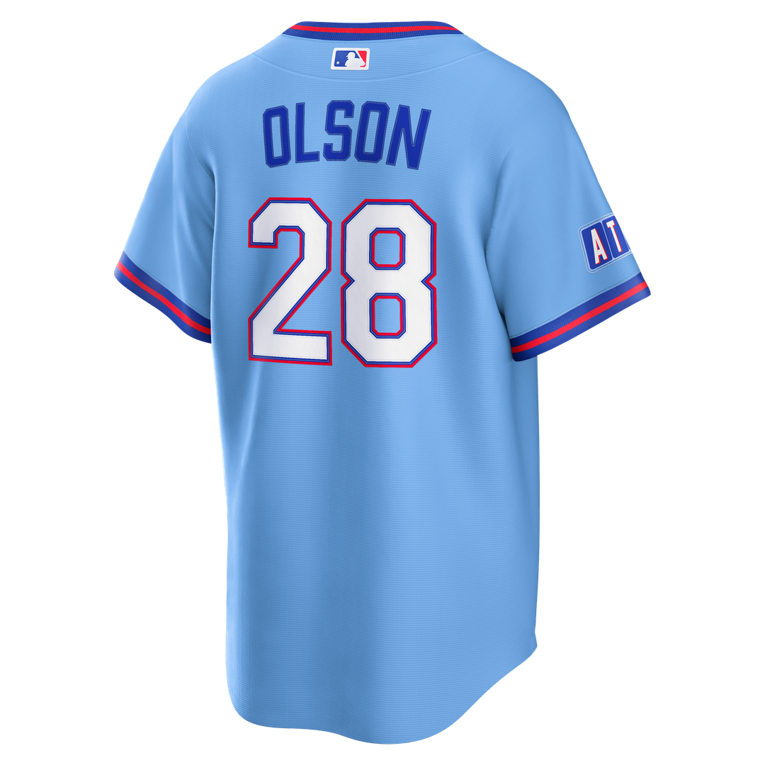 Atlanta Braves Matt Olson 2026 City Connect Stadium Jersey (Powder Blue)