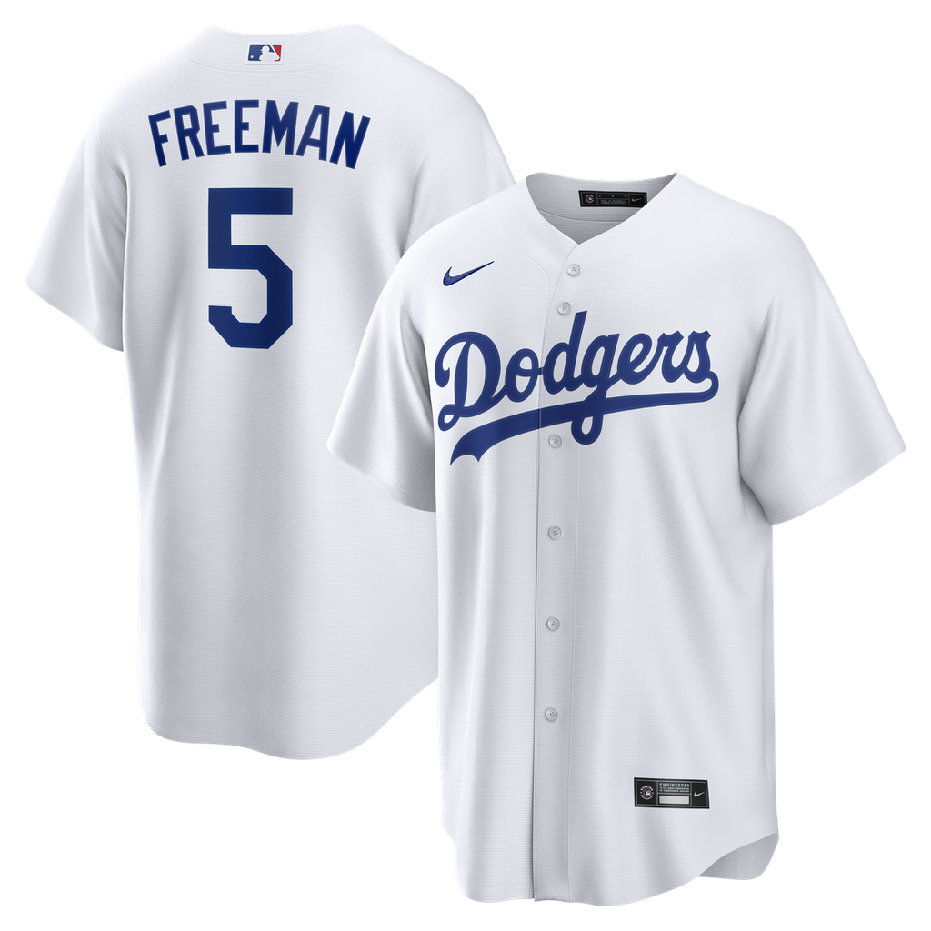 Los Angeles Dodgers Freddie Freeman Home Replica Jersey (White)