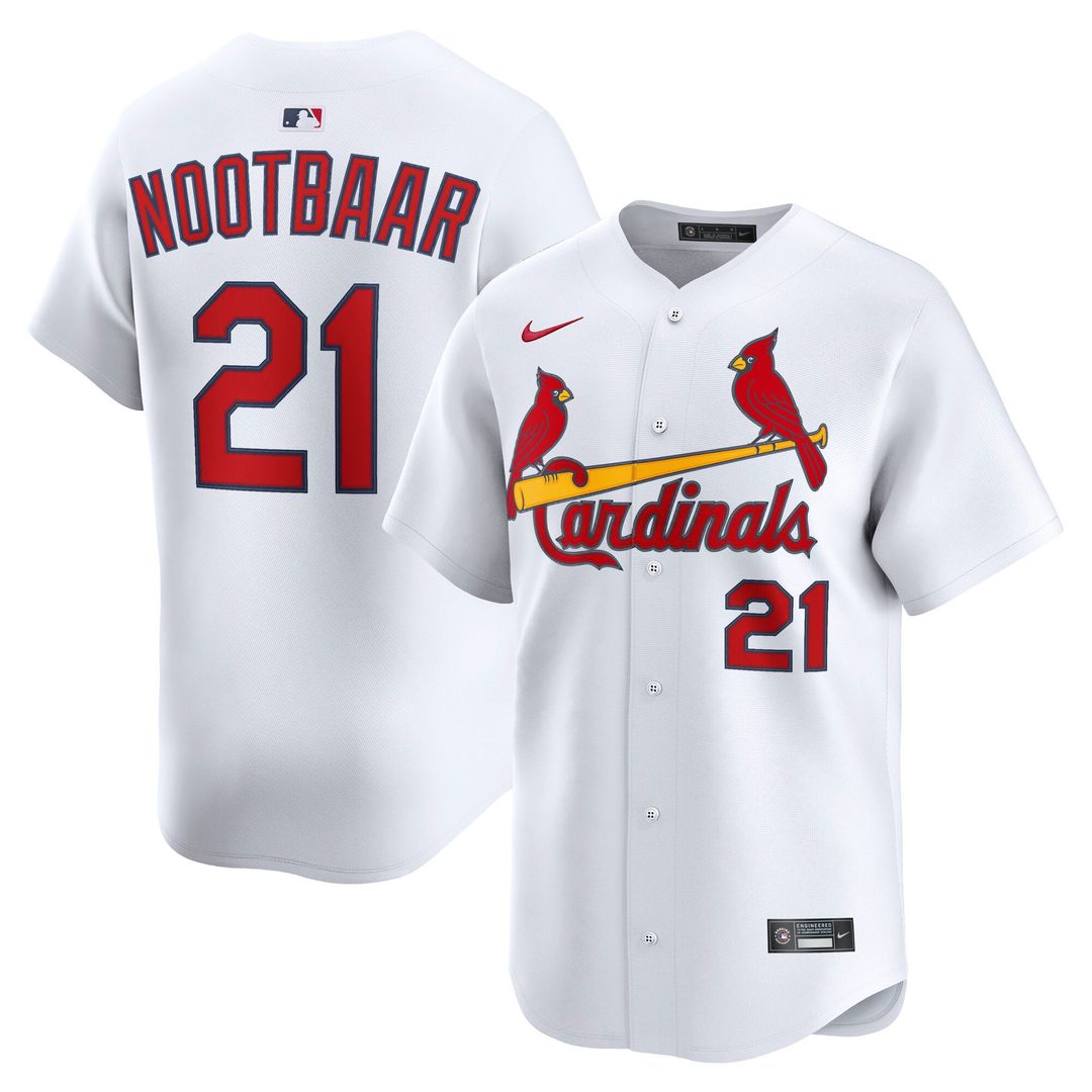 St. Louis Cardinals Lars Nootbaar Home Limited Jersey (White)