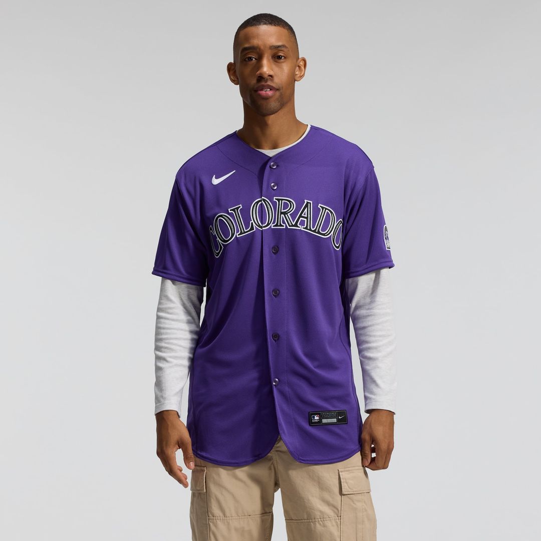 Colorado Rockies Alternate Authentic Jersey (Purple)