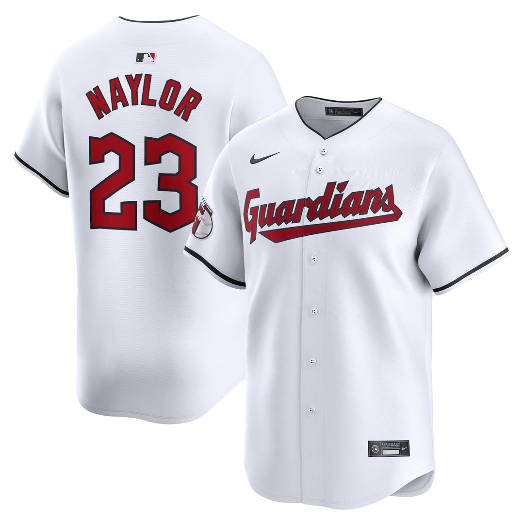 Cleveland Guardians Bo Naylor Home Limited Jersey (White)