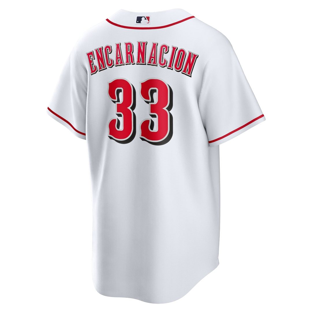 Cincinnati Reds Christian Encarnacion - Strand Home Replica Jersey (White)