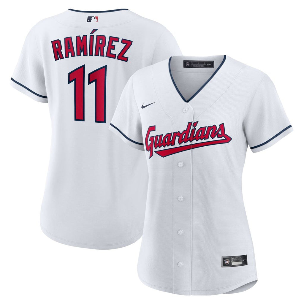 Cleveland Guardians Jose Ramirez Women's Home Replica Jersey (White)