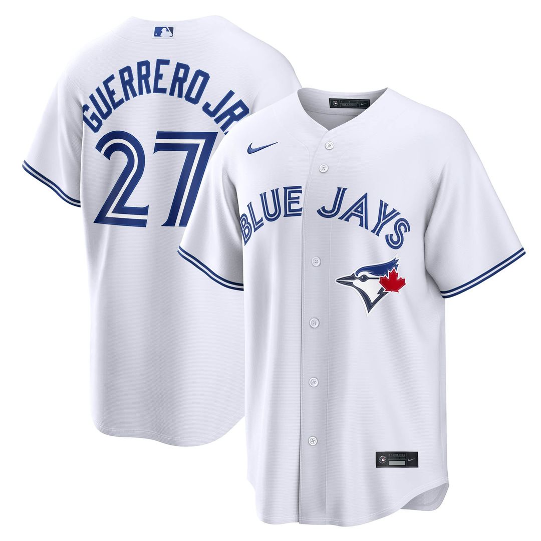 Toronto Blue Jays Vladimir Guerrero Jr. Home Replica Jersey (White)