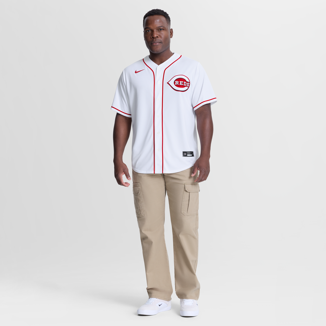 Cincinnati Reds Elly De La Cruz Home Replica Jersey (White)