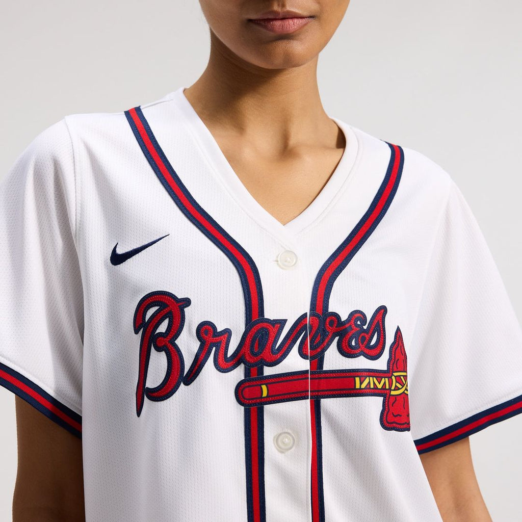 Atlanta Braves Home Women's Limited Jersey (White)