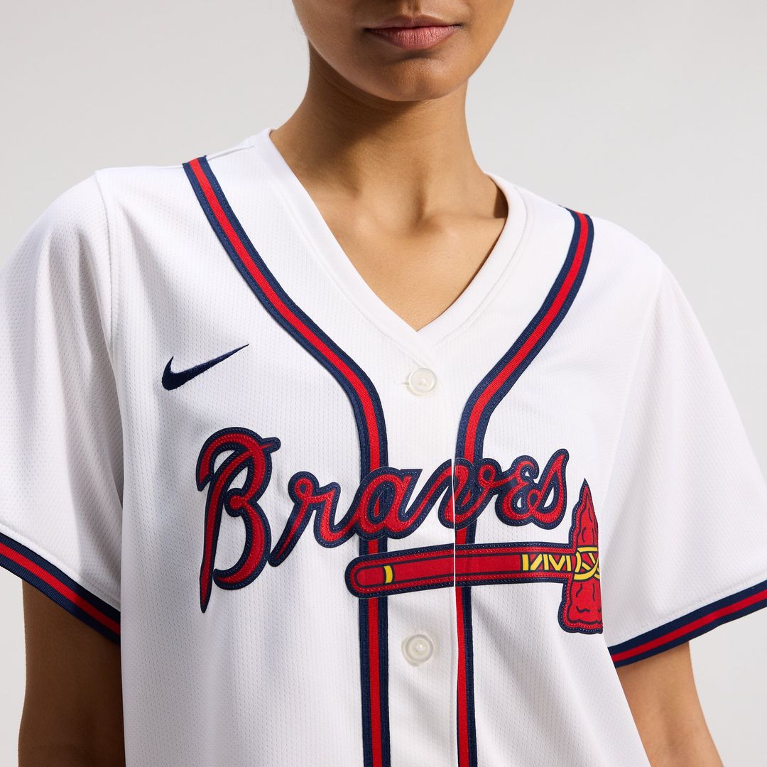 Atlanta Braves Home Women's Limited Jersey (White)