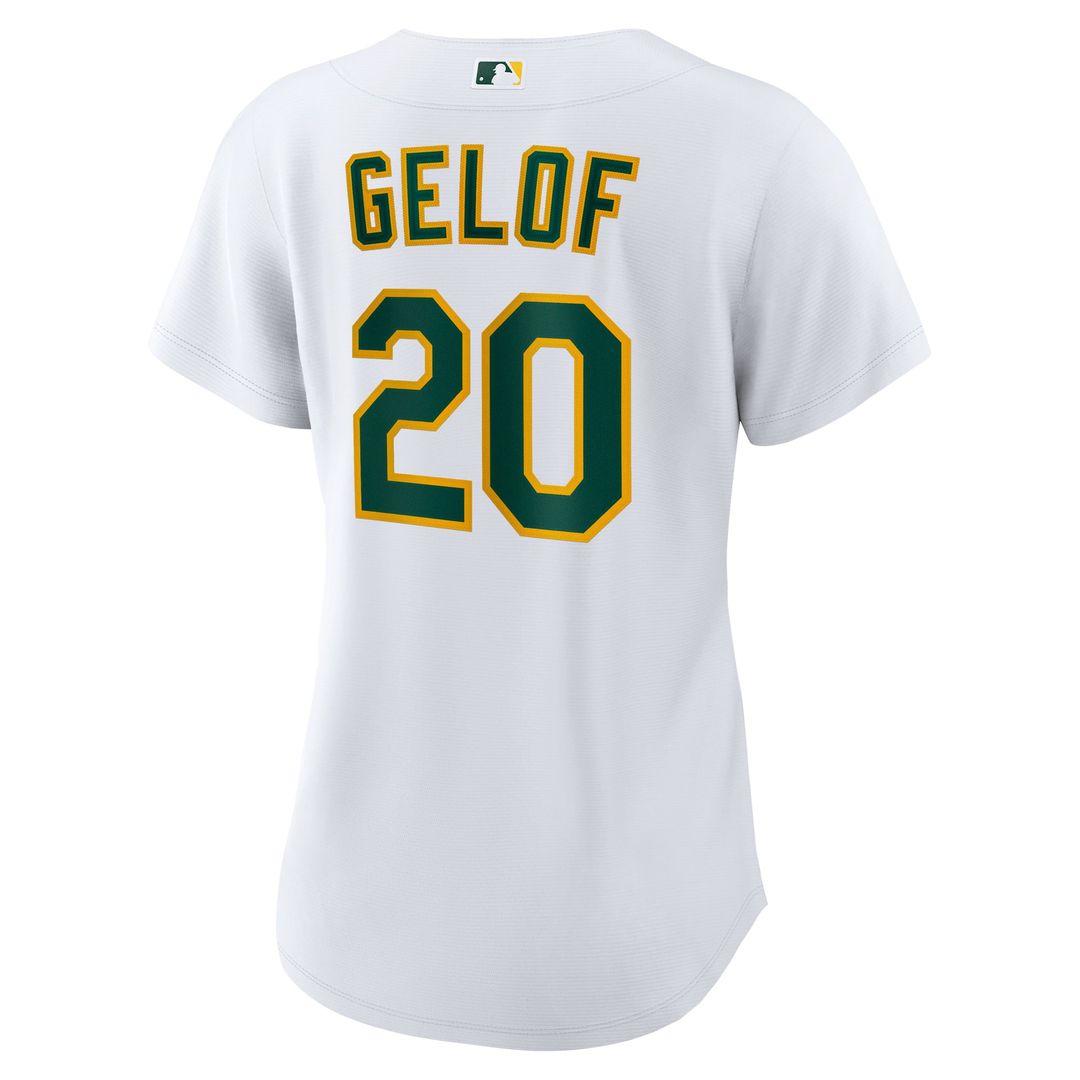 Athletics Zack Gelof Women's Home Replica Jersey (White)
