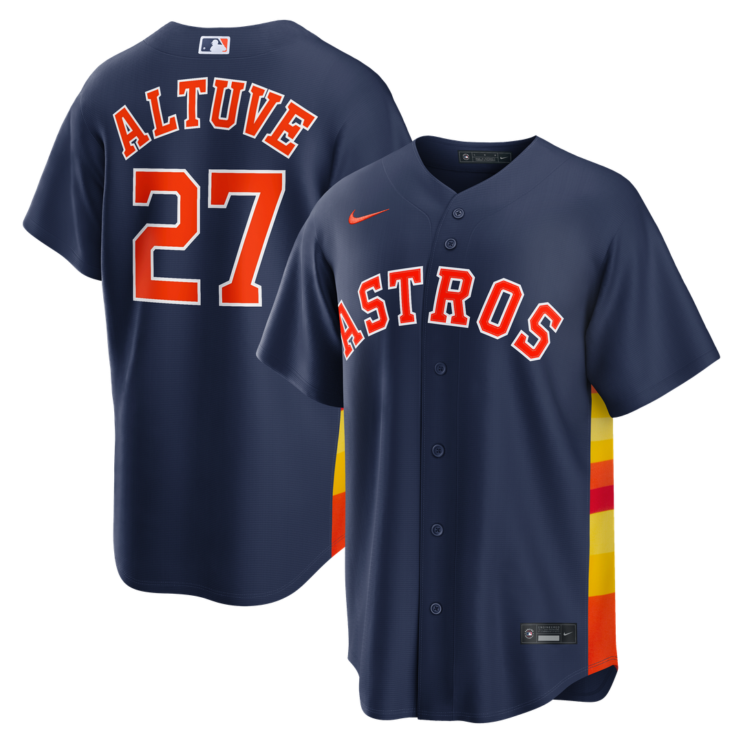 Houston Astros Jose Altuve Alternate 2 Replica Jersey (Navy)