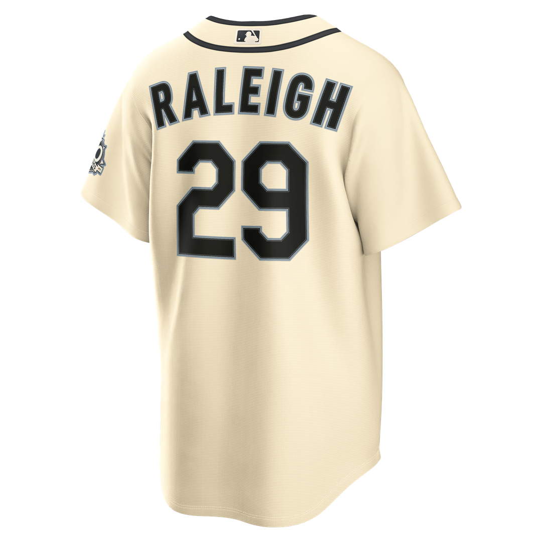 Seattle Mariners Cal Raleigh Alternate Stadium Jersey (Cream)
