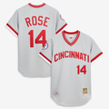 Cincinnati Reds Pete Rose 1976 Authentic Jersey (Gray)