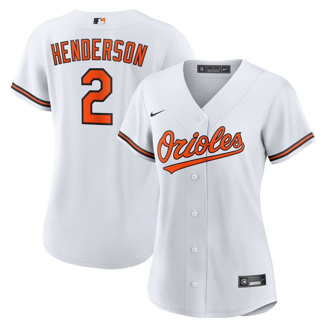 Baltimore Orioles Gunnar Henderson Women's Replica Jersey (White)