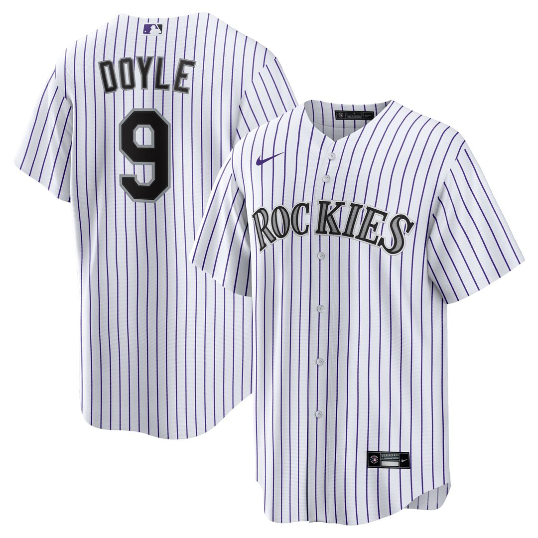 Colorado Rockies Brenton Doyle Home Replica Jersey (White)