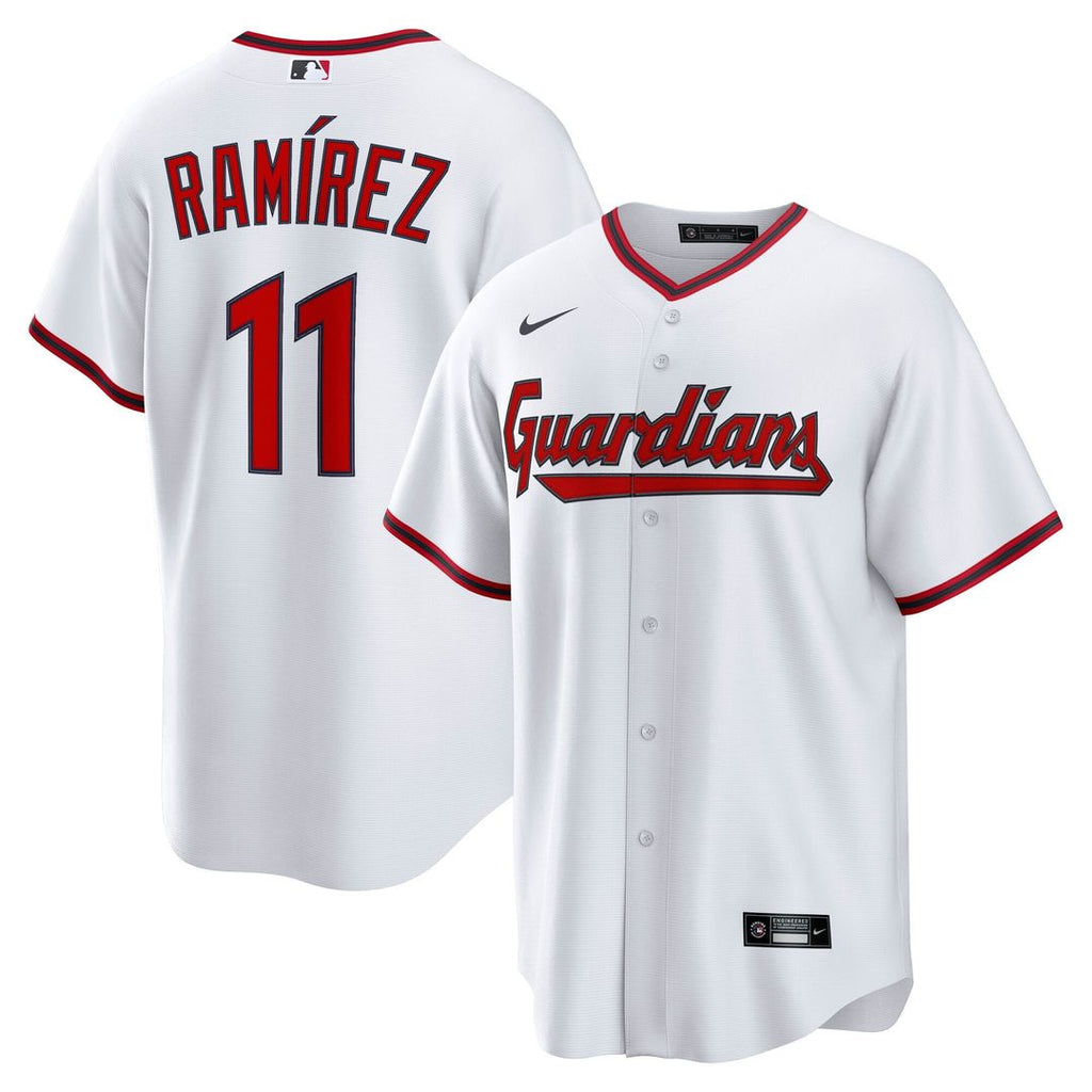 Cleveland Guardians José Ramírez Home Replica Jersey (White)
