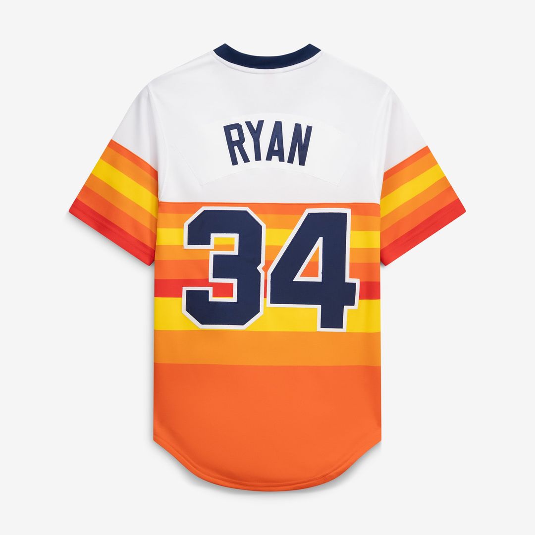 Houston Astros Nolan Ryan Throwback Authentic Jersey (White)