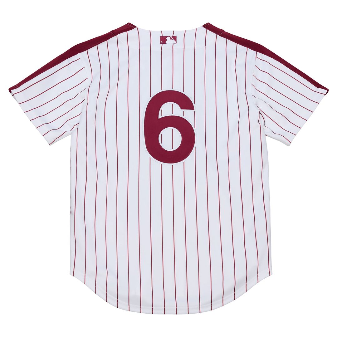 Philadelphia Phillies Jimmy Rollins 2003 Cooperstown Authentic Jersey (White)