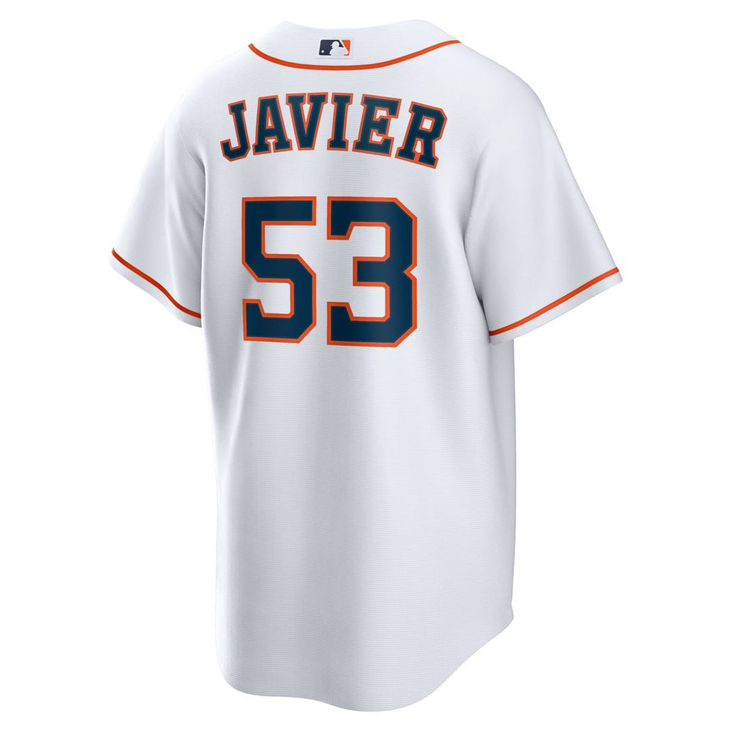 Houston Astros Cristian Javier Home Replica Jersey (White)
