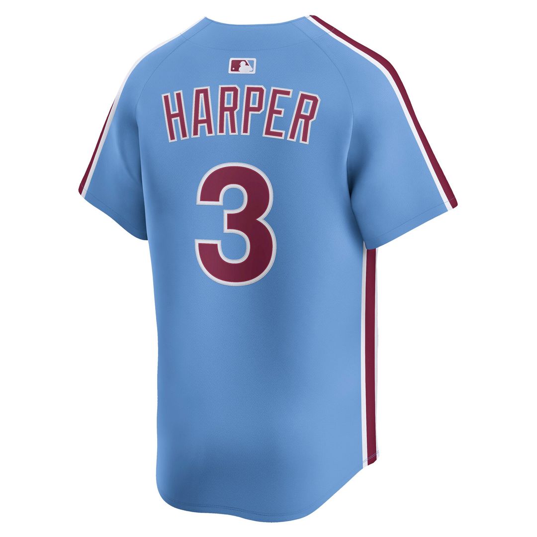 Philadelphia Phillies Bryce Harper Alternate Limited Jersey (Light Blue)