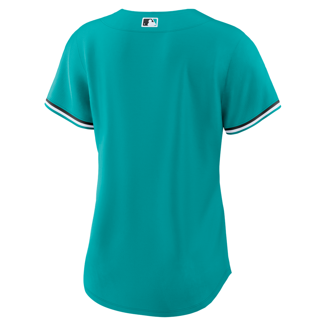Miami Marlins Women's Alternate Replica Jersey (Teal)