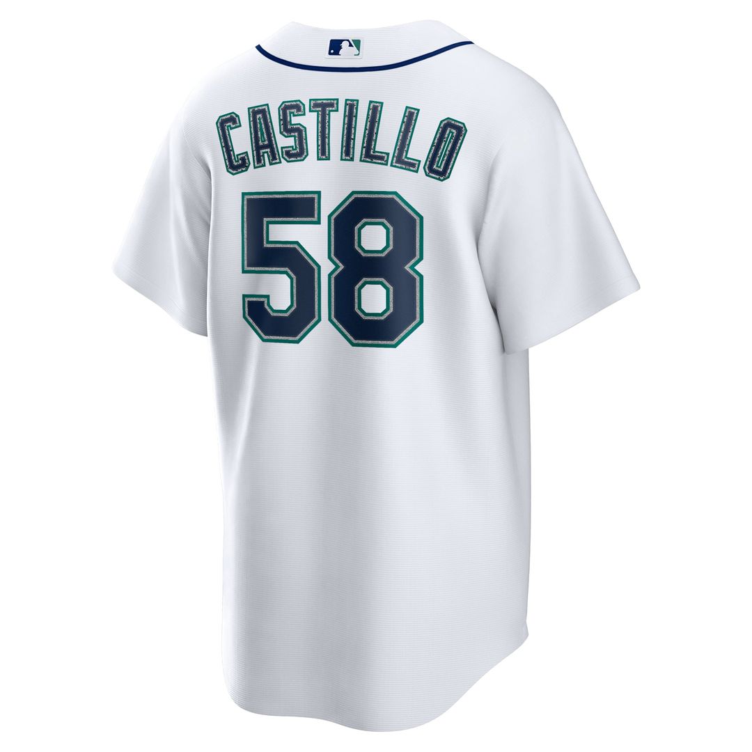 Seattle Mariners Luis Castillo Home Replica Jersey (White)