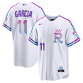 Kansas City Royals Maikel Garcia 2026 City Connect Stadium Jersey (White)