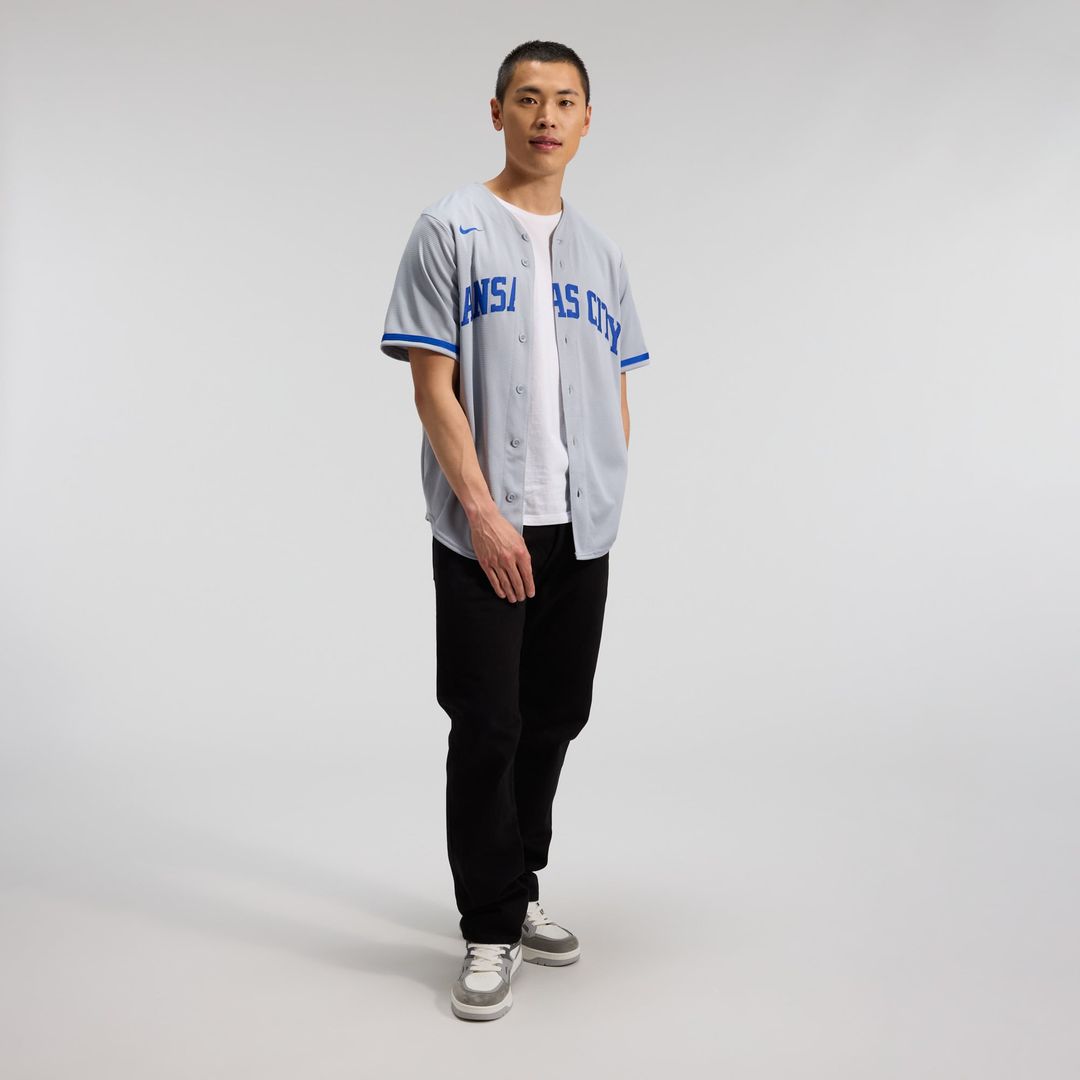 Kansas City Royals Bobby Witt Jr. Road Replica Jersey (Gray)