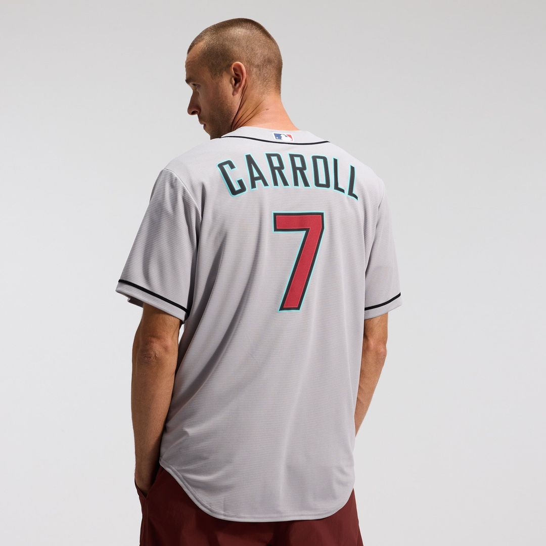 Arizona Diamondbacks Corbin Carroll Road Replica Jersey (Gray)