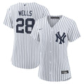 New York Yankees Austin Wells Women's Home Replica Jersey (White)