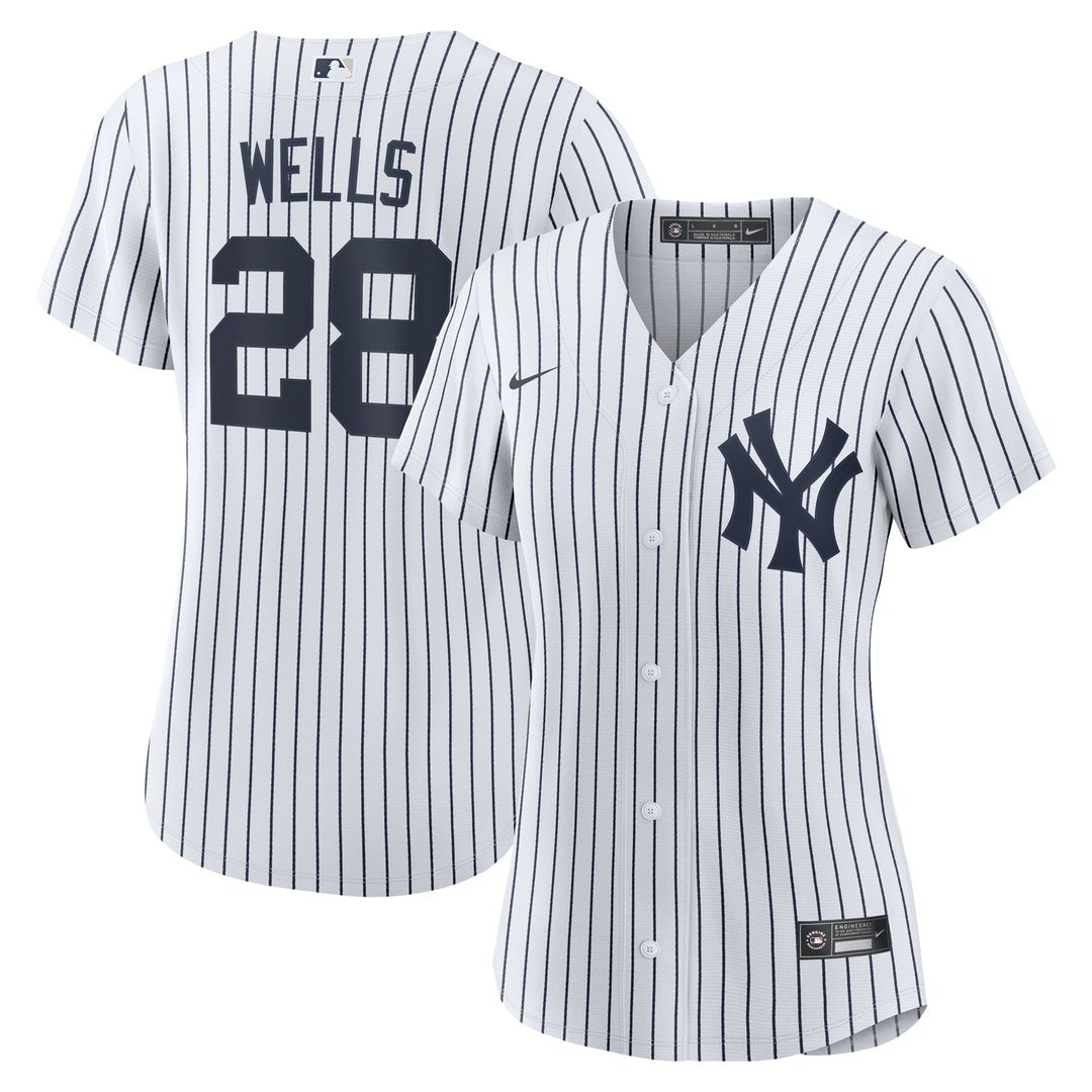 New York Yankees Austin Wells Women's Home Replica Jersey (White)