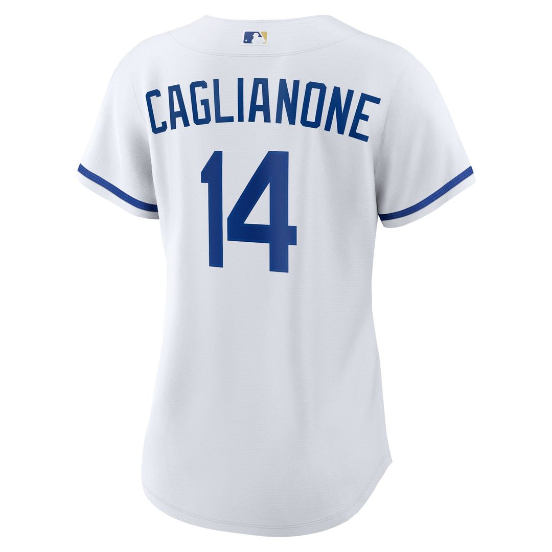 Kansas City Royals Jac Caglianone Women's Home Replica Jersey (White)
