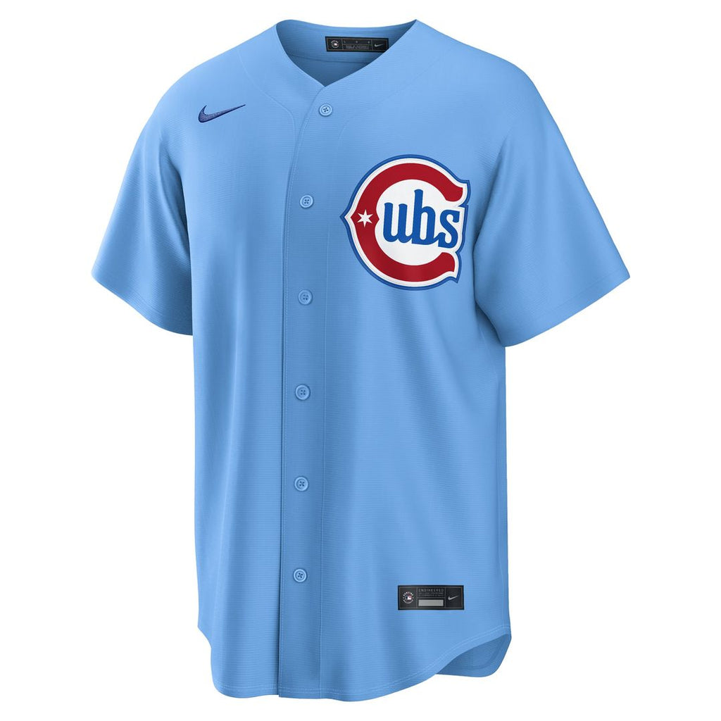 Chicago Cubs Dansby Swanson Alternate Replica Jersey (Light Blue)
