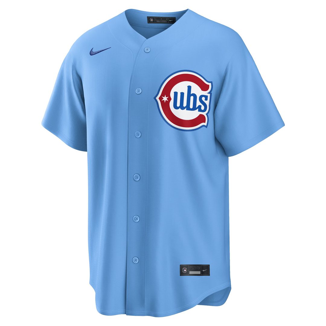 Chicago Cubs Dansby Swanson Alternate Replica Jersey (Light Blue)