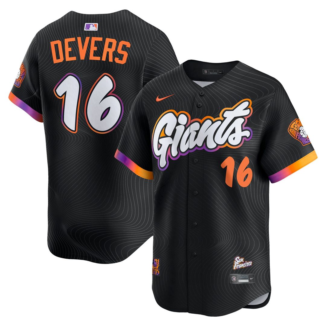San Francisco Giants Rafael Devers 2025 City Connect Limited Jersey (Black)