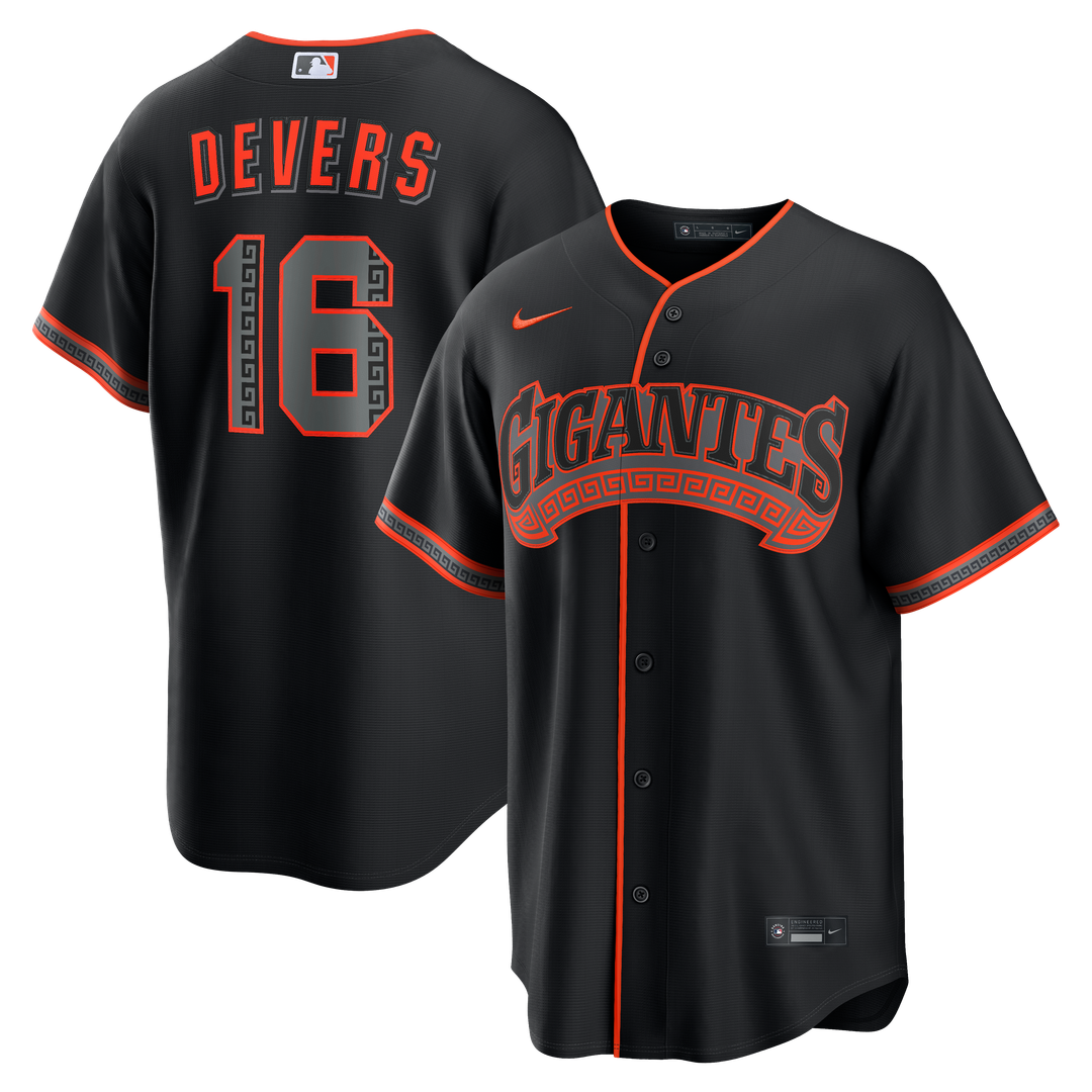 San Francisco Giants Rafael Devers Alternate Replica Jersey (Black)