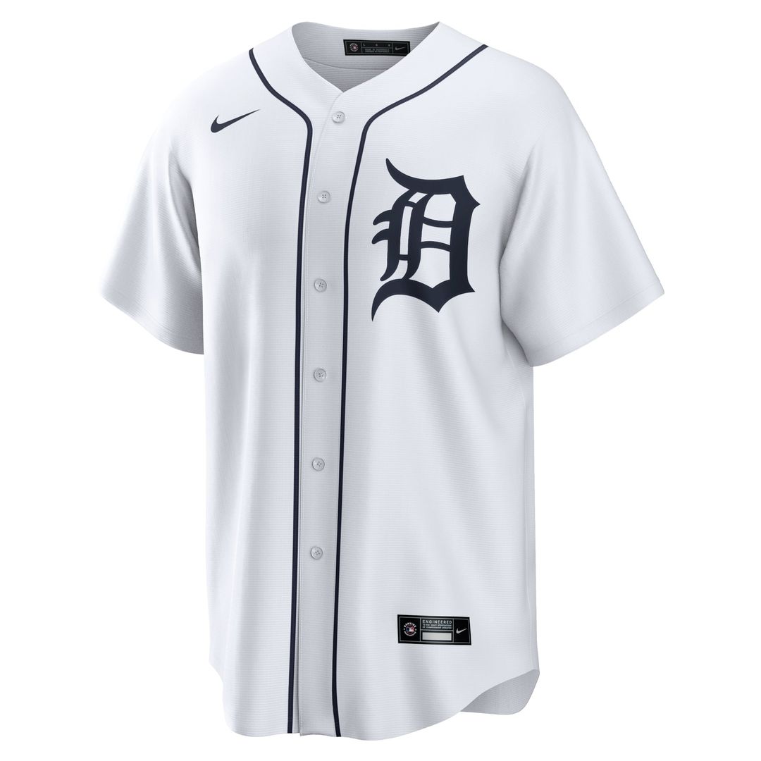 Detroit Tigers Javier Baez Home Replica Jersey (White)