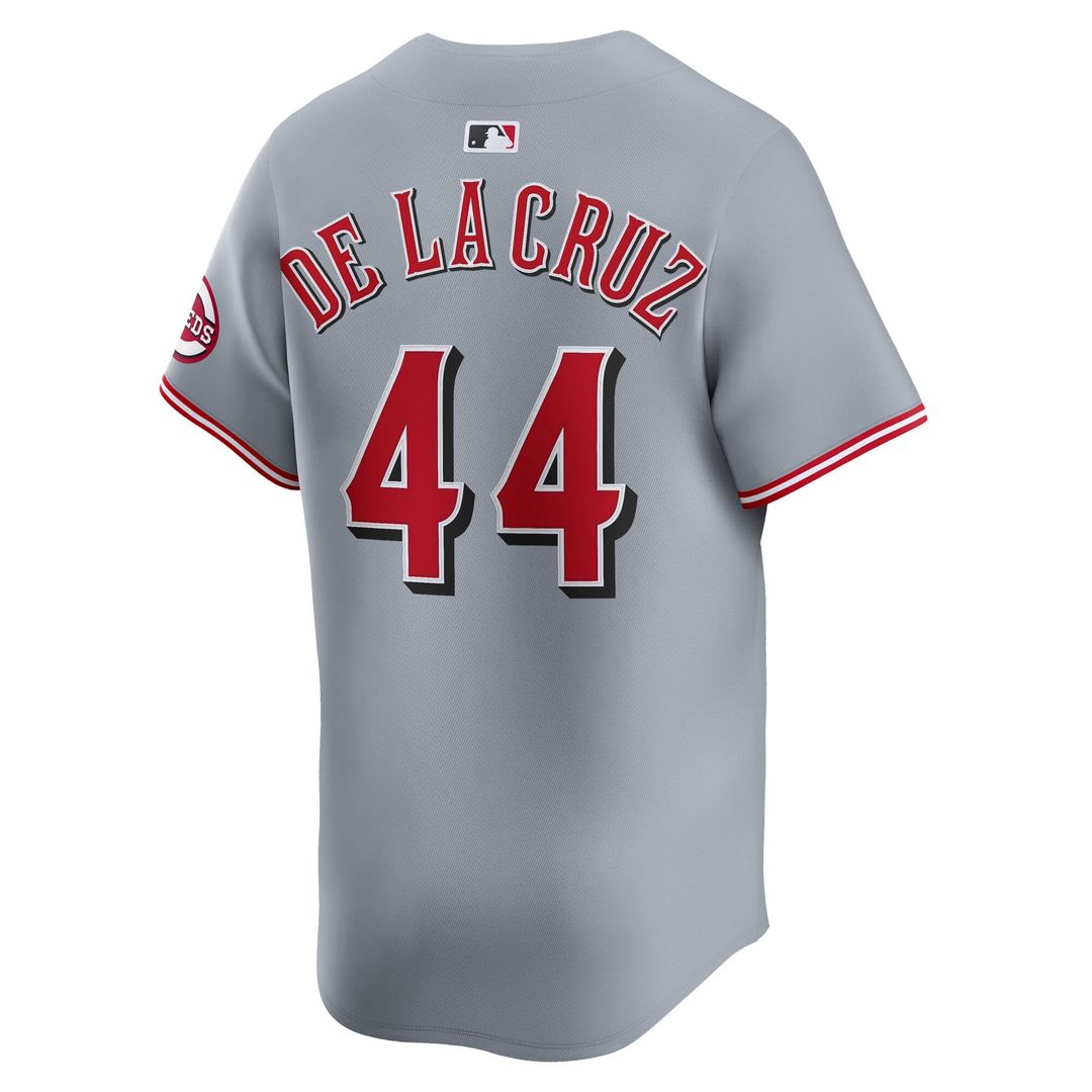 Cincinnati Reds Elly De La Cruz Road Limited Jersey (Gray)