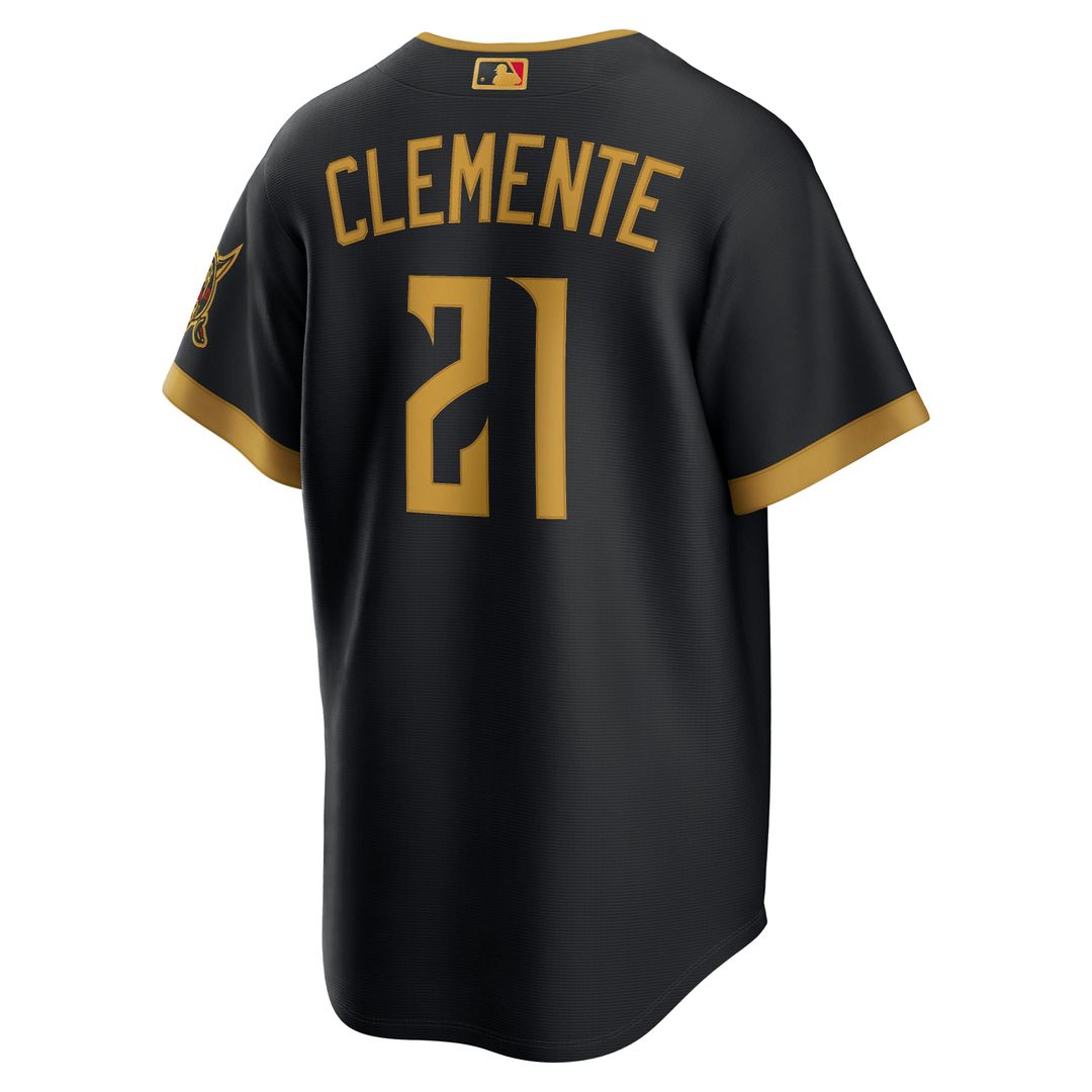 Pittsburgh Pirates Roberto Clemente 2026 City Connect Stadium Jersey (Black)