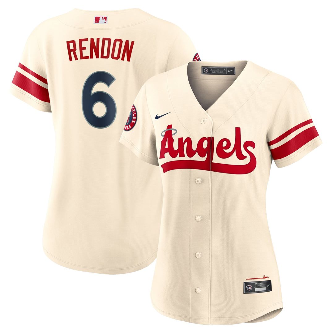 Los Angeles Angels Anthony Rendon Women's City Connect Replica Jersey (Cream)
