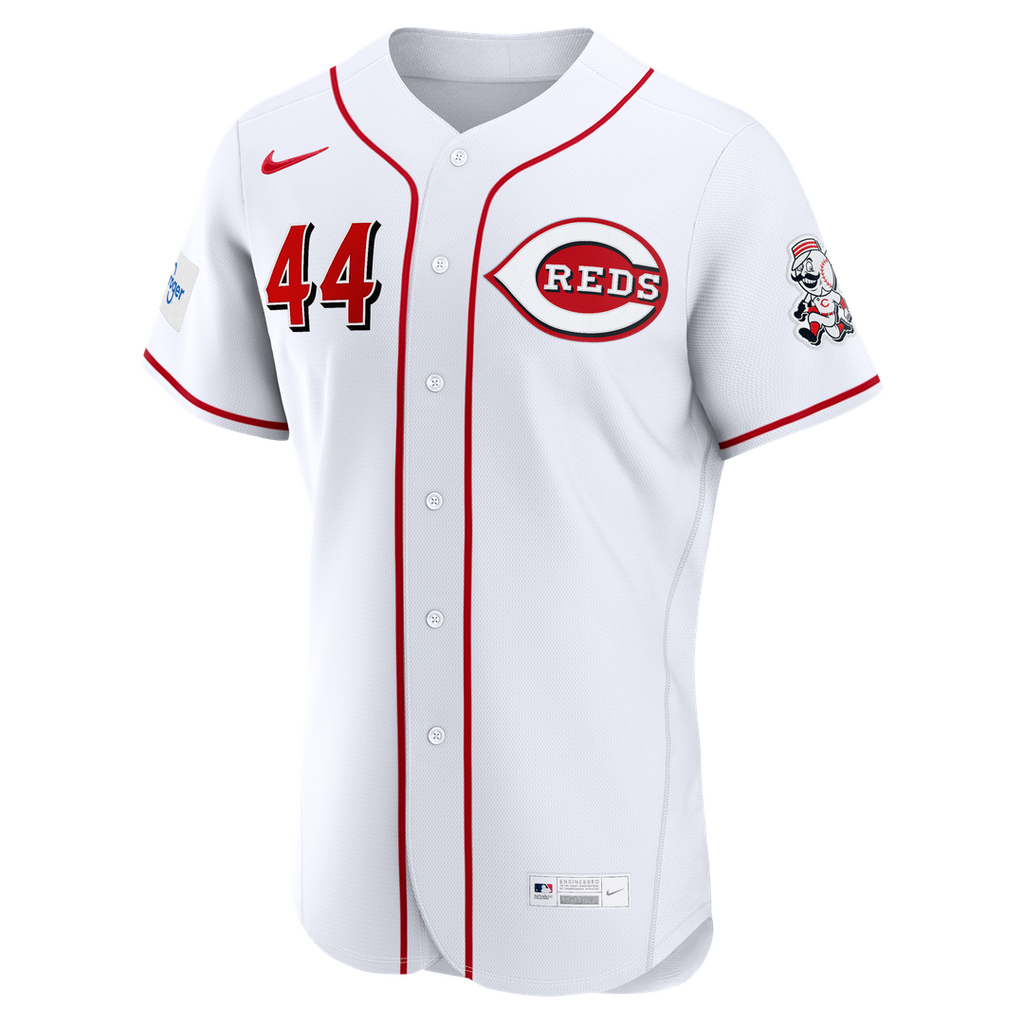 Cincinnati Reds Elly De La Cruz Alternate Authentic Sponsor Patch Jersey (Red)