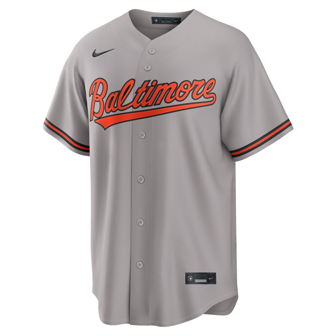 Baltimore Orioles Gunnar Henderson Road Replica Jersey (Gray)