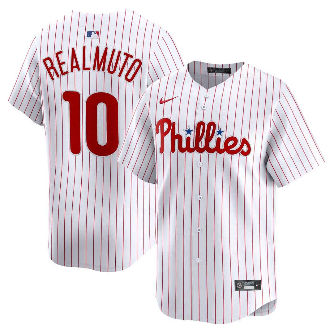 Philadelphia Phillies J.T. Realmuto Home Limited Jersey (White)