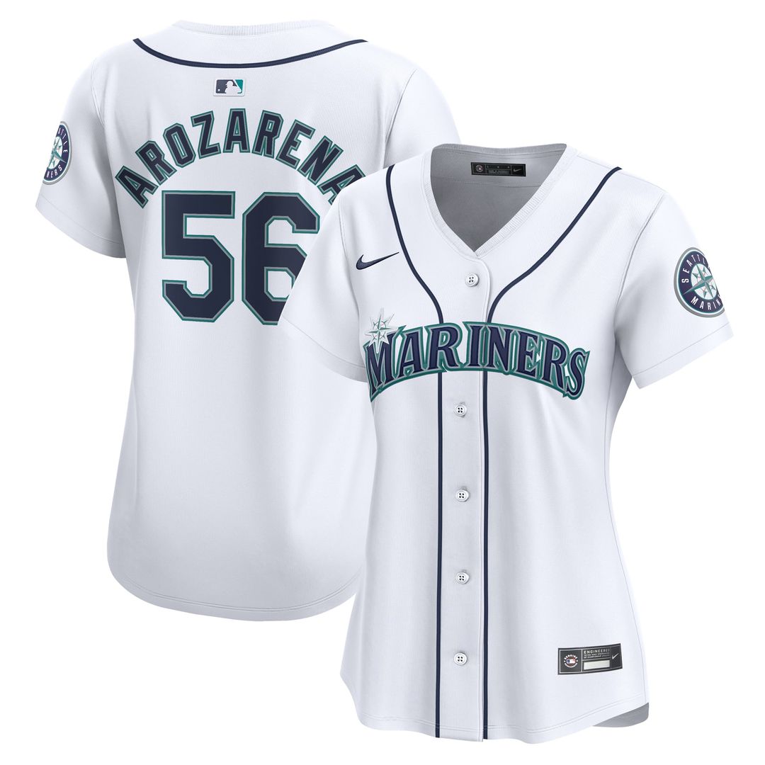 Seattle Mariners Randy Arozarena Women's Home Limited Jersey (White)