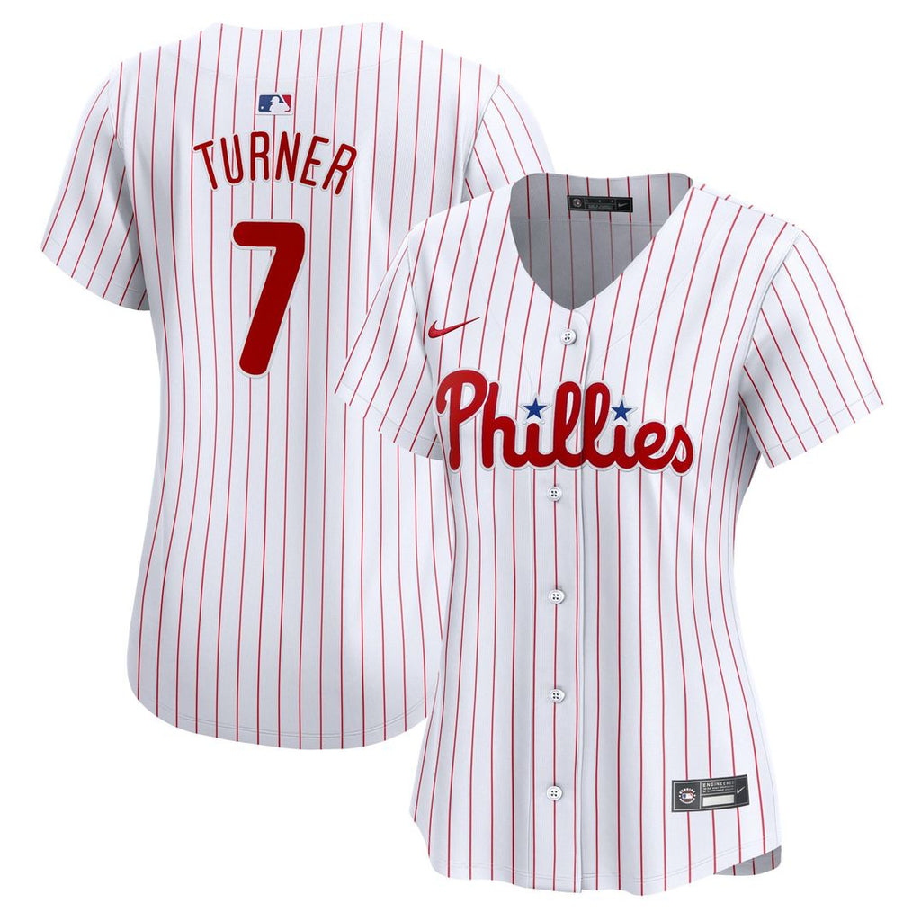 Philadelphia Phillies Trea Turner Women's Home Limited Jersey (White)